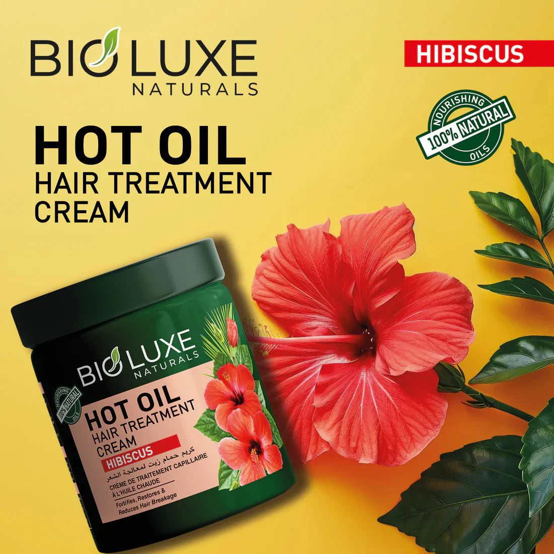 Bio Luxe Naturals - Hibiscus Oil Hair Treatment Cream Ⓢ - Zambeel
