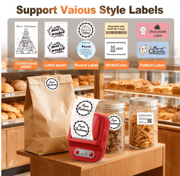 Bluetooth Label Printer - Zambeel