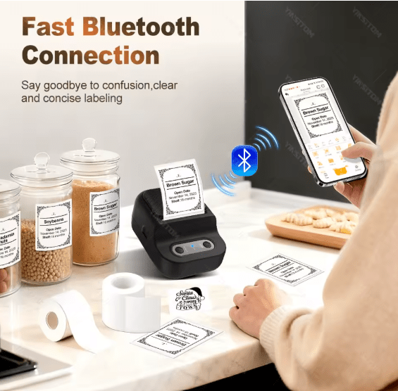 Bluetooth Label Printer - Zambeel