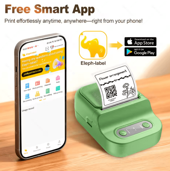 Bluetooth Label Printer - Zambeel