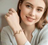 Butterfly & Blossom Harmony Bangle - Zambeel