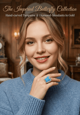 Butterfly Crystal Statement Ring - Zambeel