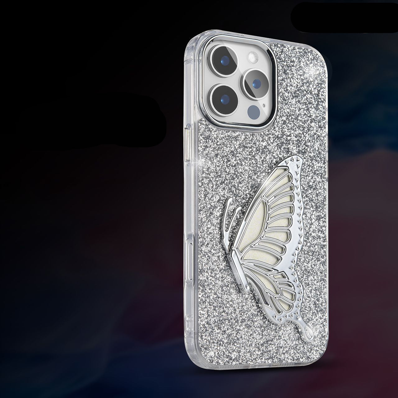Butterfly Glitter Phone Case - Zambeel