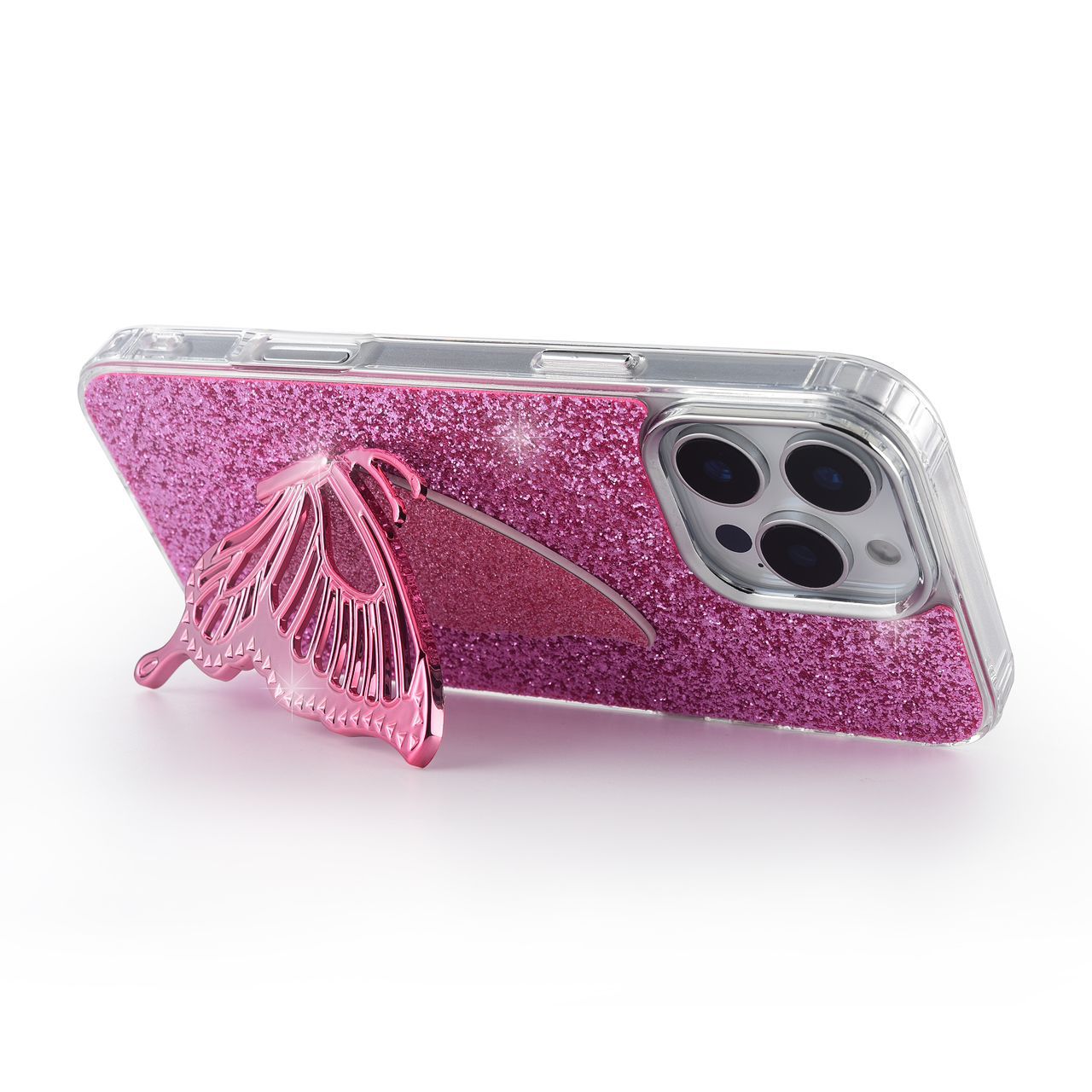 Butterfly Glitter Phone Case - Zambeel