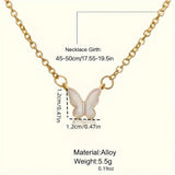 Butterfly Pendant Creative Simple Women's Clavicle Chain - Zambeel