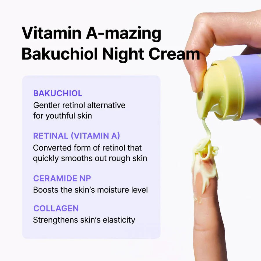 By Wishtrend - Vitamin A - mazing Bakuchiol Night Cream (Original) - Zambeel