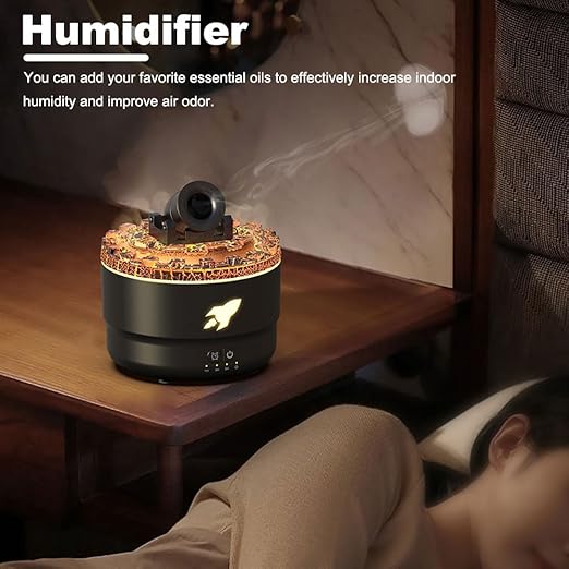 Cannon Aromatherapy Machine with Colorful Light - Zambeel