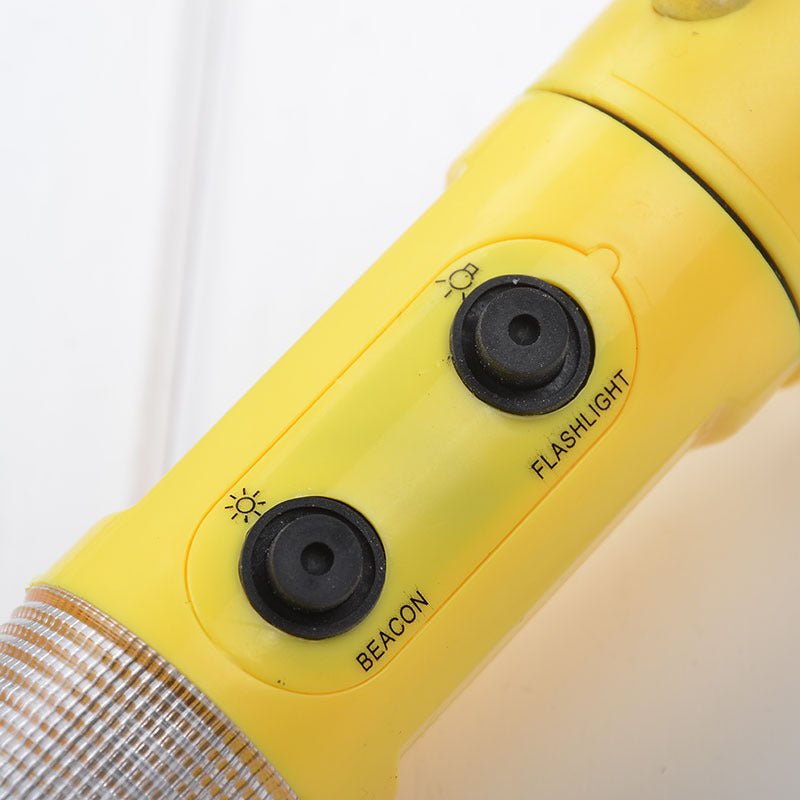 Car Auto LED Torch Flashlight Emergency Safety Hammer Belt Cutter Escape Tools - Zambeel