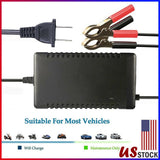 Car Battery Charger Maintainer Auto 12V Trickle RV For Truck Motorcycle ATV US - Zambeel