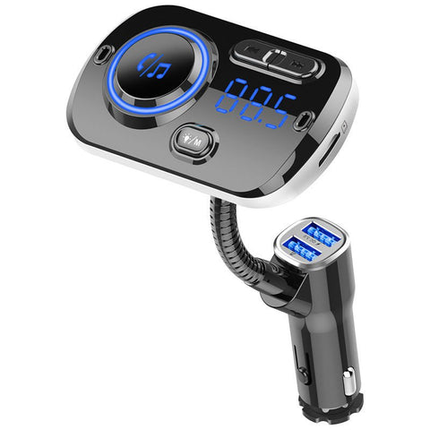 Car Mp3 Bluetooth Player Bc49Aq Bluetooth 5.0 Lossless Music Atmosphere Light Car Bluetooth Mp3 - Zambeel