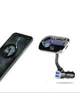 Car Mp3 Bluetooth Player Bc49Aq Bluetooth 5.0 Lossless Music Atmosphere Light Car Bluetooth Mp3 - Zambeel