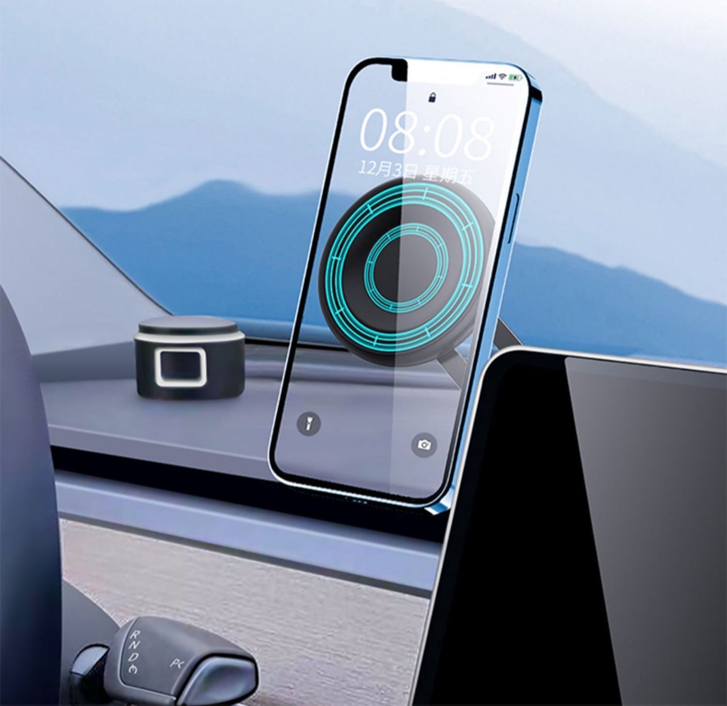Car Phone Holder Magnetic Screen Navigation - Zambeel