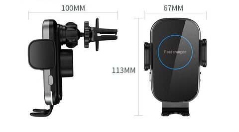 Car Wireless Charger Mobile Phone Bracket Intelligent Induction - Zambeel