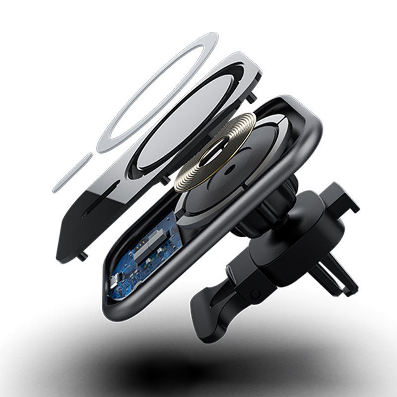 Car Wireless Charging 15W Magnetic Mobile Phone Holder Charger - Zambeel