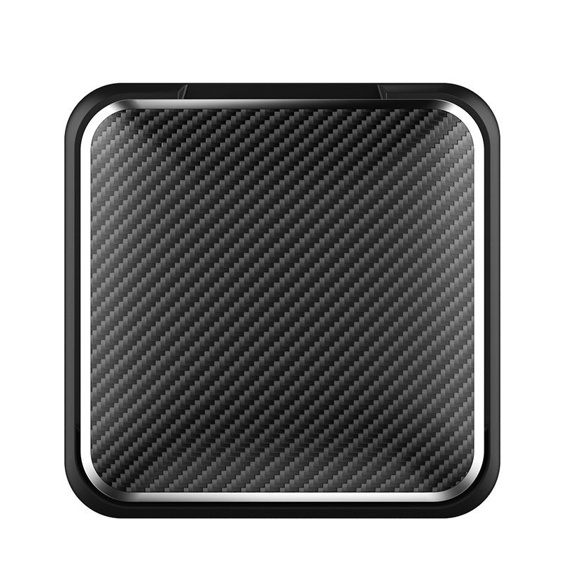 Carbon Fiber Texture Silicone Car Dashboard Center Console Navigation Phone Holder - Zambeel