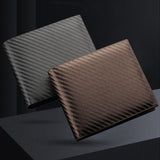 Carbon Fiber Wallet Men's Card Holder One - Piece Zipper - Zambeel
