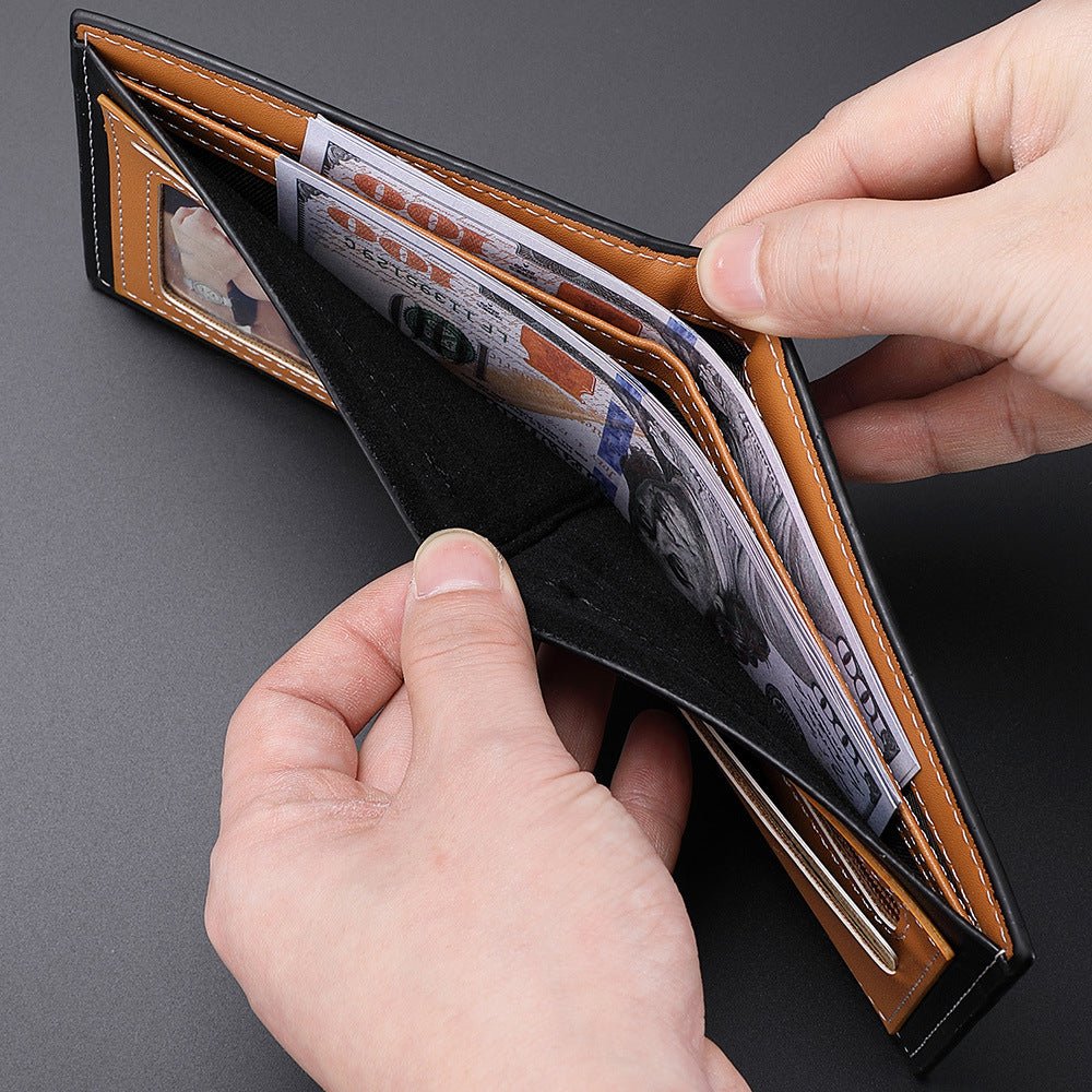 Carbon Fiber Wallet Men's Card Holder One - Piece Zipper - Zambeel