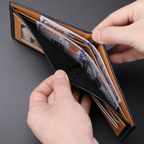 Carbon Fiber Wallet Men's Card Holder One - Piece Zipper - Zambeel