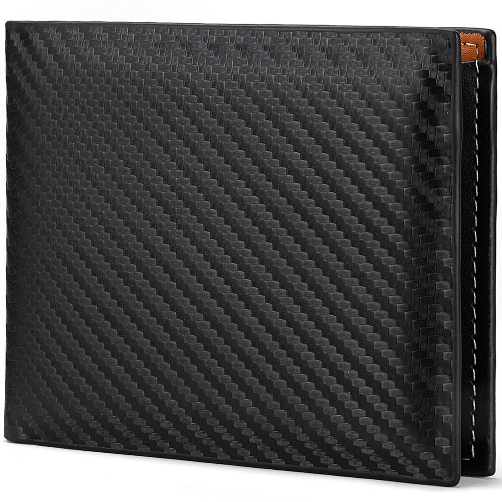 Carbon Fiber Wallet Men's Card Holder One - Piece Zipper - Zambeel