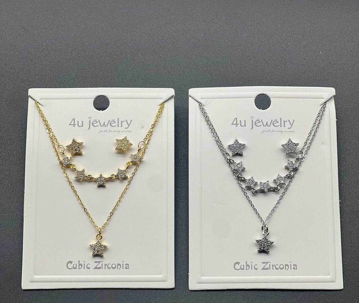 Celestial Star Layered Jewelry Set - Zambeel