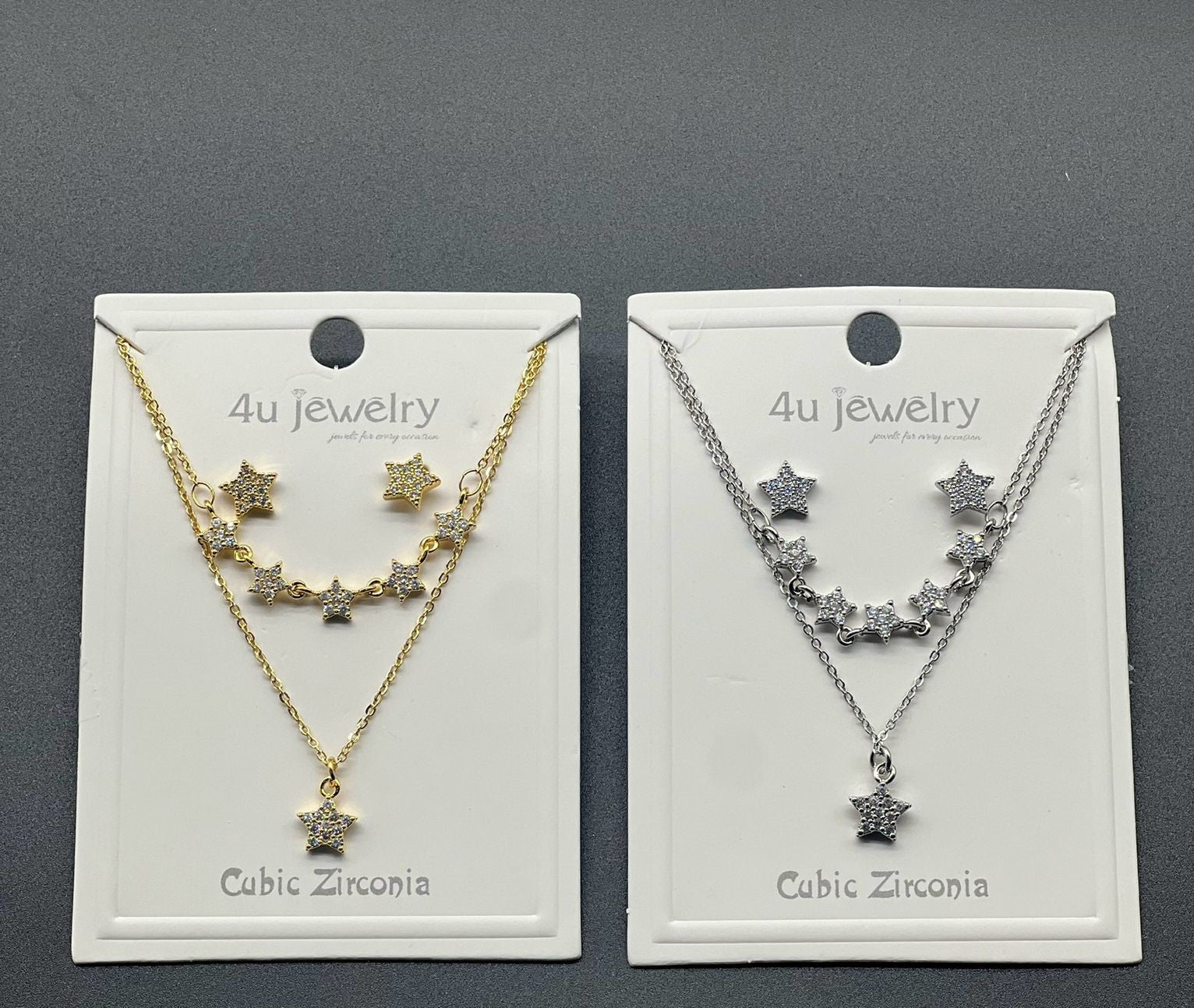 Celestial Star Layered Jewelry Set - Zambeel