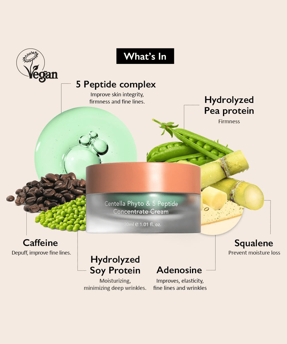 Centella - Phyto & 5 Peptide Concentrate Cream - Zambeel