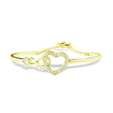 Chain Hollowed Heart Shape Bracelet Elegant High - Grade Design Female - Zambeel