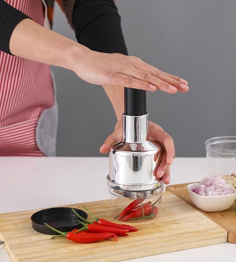 Clap Knife Multi - function Garlic Cutter Vegetable Cutter Manual Clap Knife Kitchen Supplies Household Stainless Steel Smashing Garlic Artifact - Zambeel