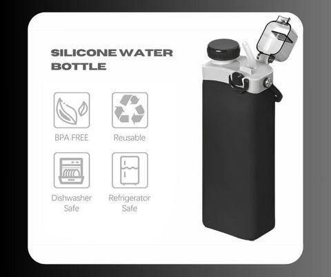 Collapsible Silicone Water Bottle - Zambeel