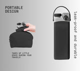 Collapsible Silicone Water Bottle - Zambeel