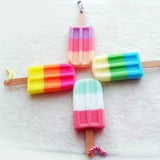 Color Random 1Pc Soft Shower Sponge Cute New Design Ice Cream Shaped Stick Bathroom Bathing Washing Sponges P5 China - Zambeel