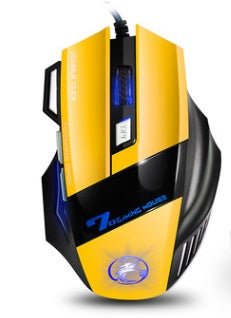 Colorful breathing light gaming chicken game mouse - Zambeel