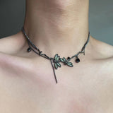 Colorful Dragonfly Dark Black Clavicle Chain High - Grade Necklace For Women - Zambeel
