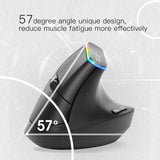 Colorful M618C RGB Vertical Wireless Ergonomic Hand - held Straight Mouse - Zambeel