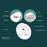 Colorful M618mini Wireless Vertical Vertical Mouse Bluetooth Dual - Mode Laptop Ergonomic Mouse - Zambeel