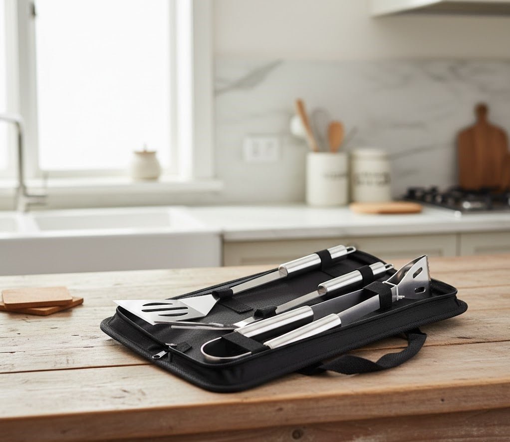 Compact BBQ Grill Tool Set - Zambeel