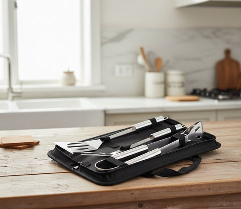 Compact BBQ Grill Tool Set - Zambeel