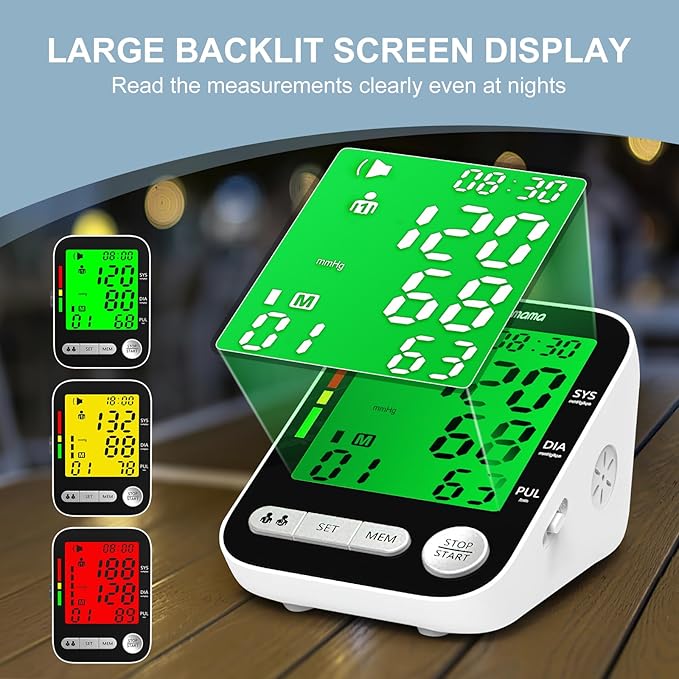 Compact Electronic Blood Pressure Monitor - Zambeel