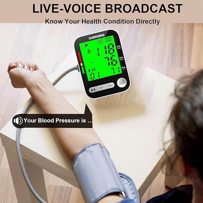 Compact Electronic Blood Pressure Monitor - Zambeel