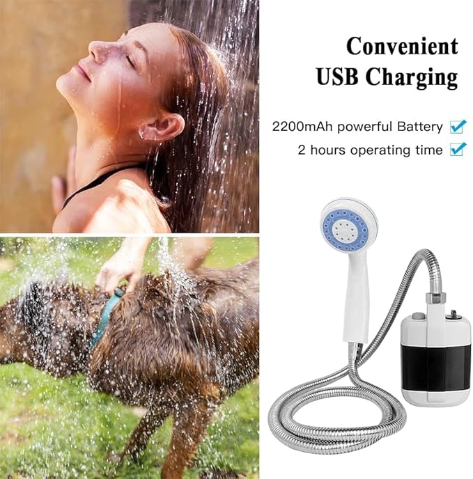 Compact Handheld Outdoor Shower - Zambeel