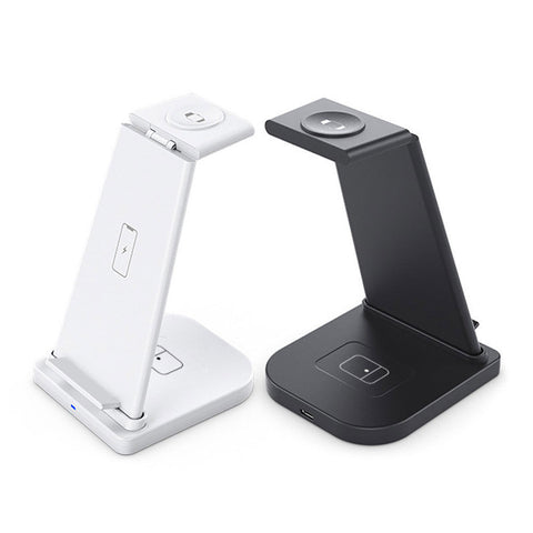 Compatible With Apple , 3 - in - 1 Splicing Wireless Charger Supports QI Charging - Zambeel