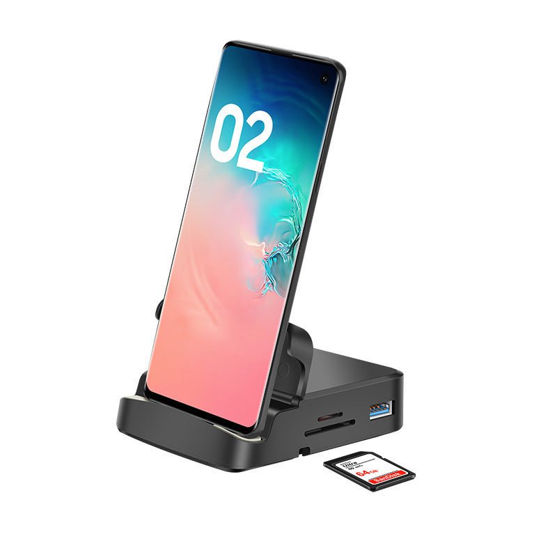 Compatible with Apple, Bracket Type - c Docking Station Is Suitable For Huawei Macbook Multi - function Expansion - Zambeel