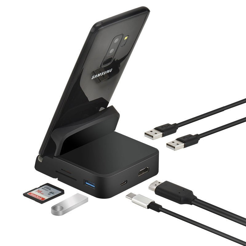 Compatible with Apple, Bracket Type - c Docking Station Is Suitable For Huawei Macbook Multi - function Expansion - Zambeel