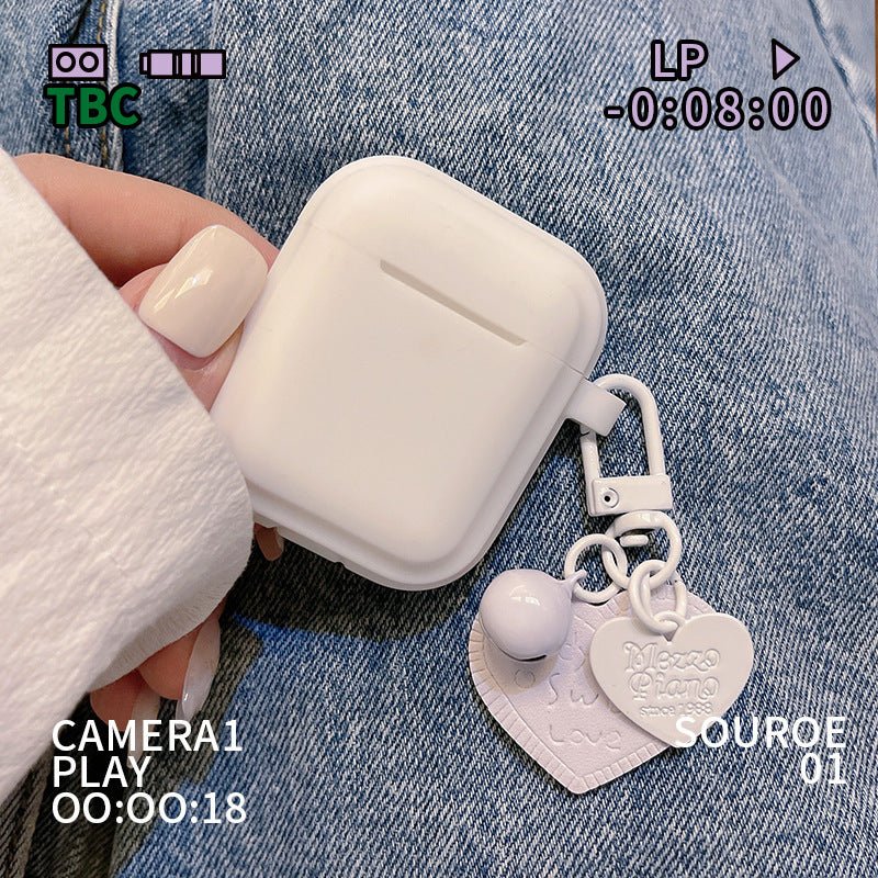 Compatible with Apple, Compatible with Apple , Gentle Milky White Pendant Airpods Protective Cover - Zambeel