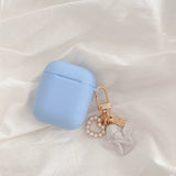 Compatible with Apple, Compatible with Apple , Little Angel Earphone Cover Suitable For Airpods Protective Cover Personality Creative Female Tide Soft Shell Silicone - Zambeel