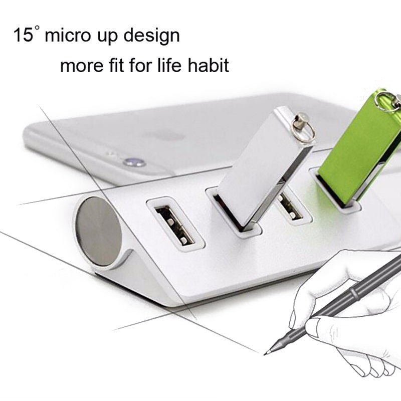 Compatible with Apple , Four - port USB 2.0 HUB hub - Zambeel