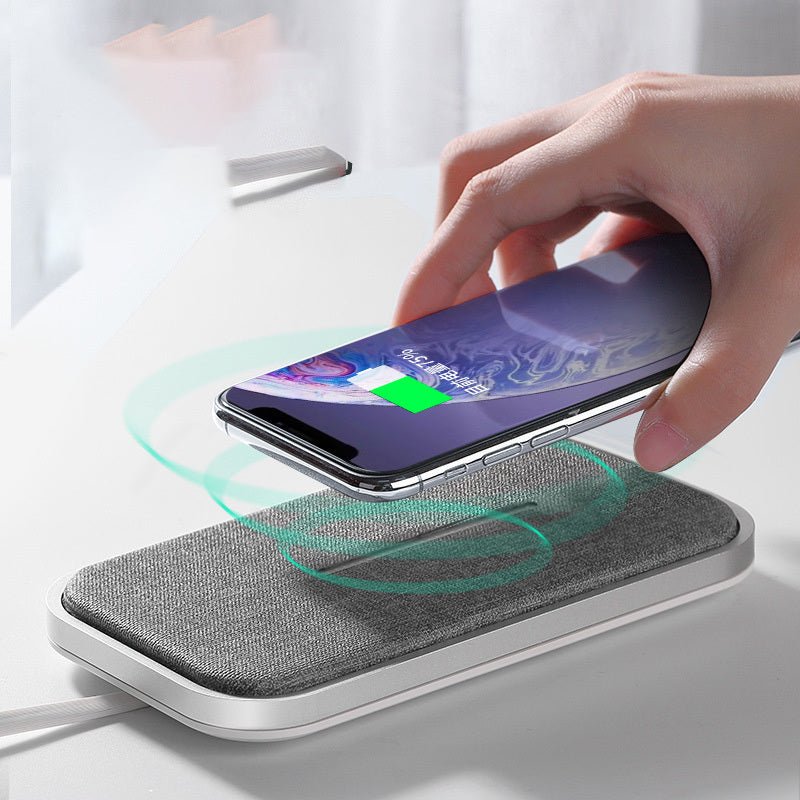 Compatible with Apple, Le Chargeur Sans Fil Convient A La Charge Rapide Automatique Automatique Du Telephone Portable Universel Apple IPhone Huawei Xiaomi Samsung - Zambeel