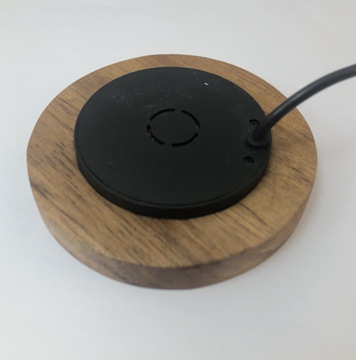 Compatible With Desk Dining Table Hidden 10 Watt Mobile Phone Wireless Charger 60MM Round Bed Head Embedded Fast Charging - Zambeel