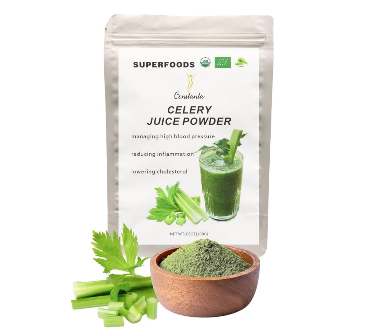 Constanta Organic Celery Juice Powder - Zambeel