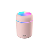 Cool Mist Humidifier, 300ml Mini Portable Humidifier With Multicolor LED Night Light, 2 Mist Mode And Auto Shut - Off, Personal Desktop Aroma Diffuser For Home Office - Zambeel